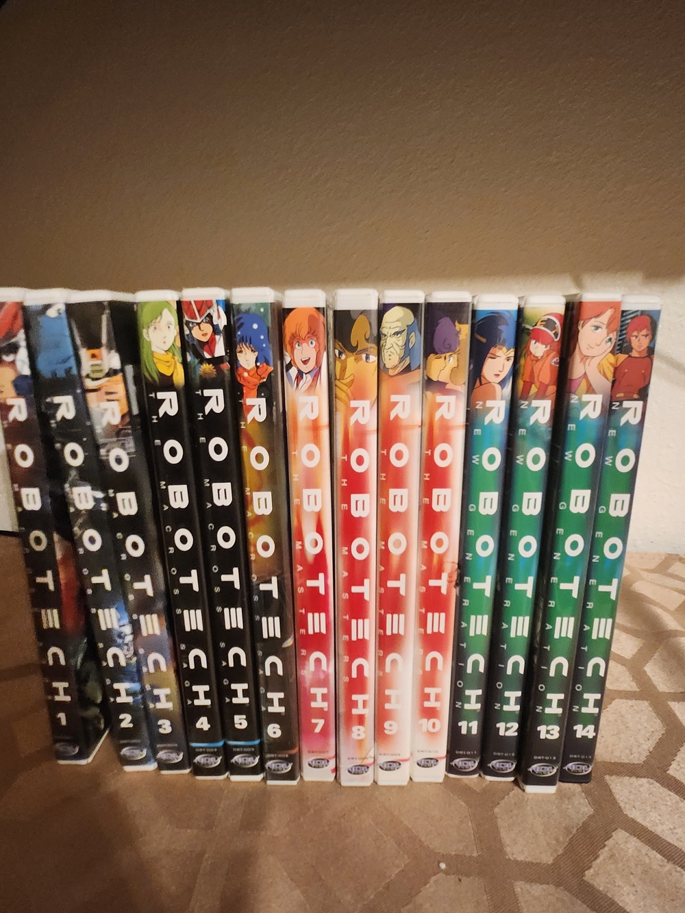 Complete Anime DVD Collection - Multi-Color Spines